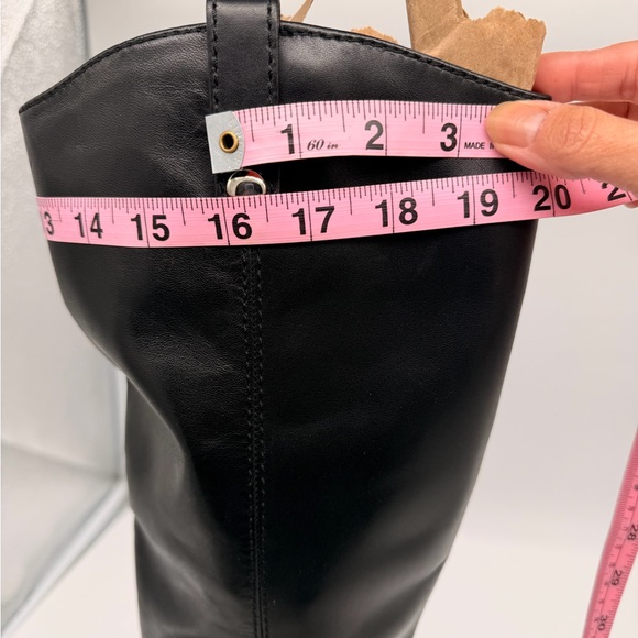 INC Fawne Black Leather Knee-High Boots - Picture 10 of 11